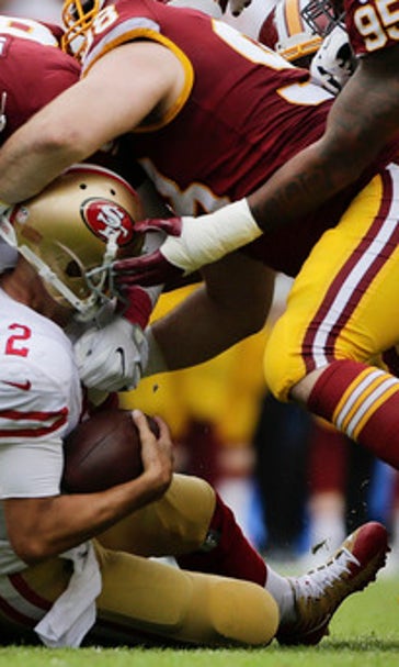 49ers are 1st NFL team to lose 5 games in row by 3 or fewer